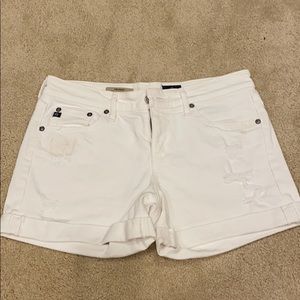 Ag the Haley white shorts